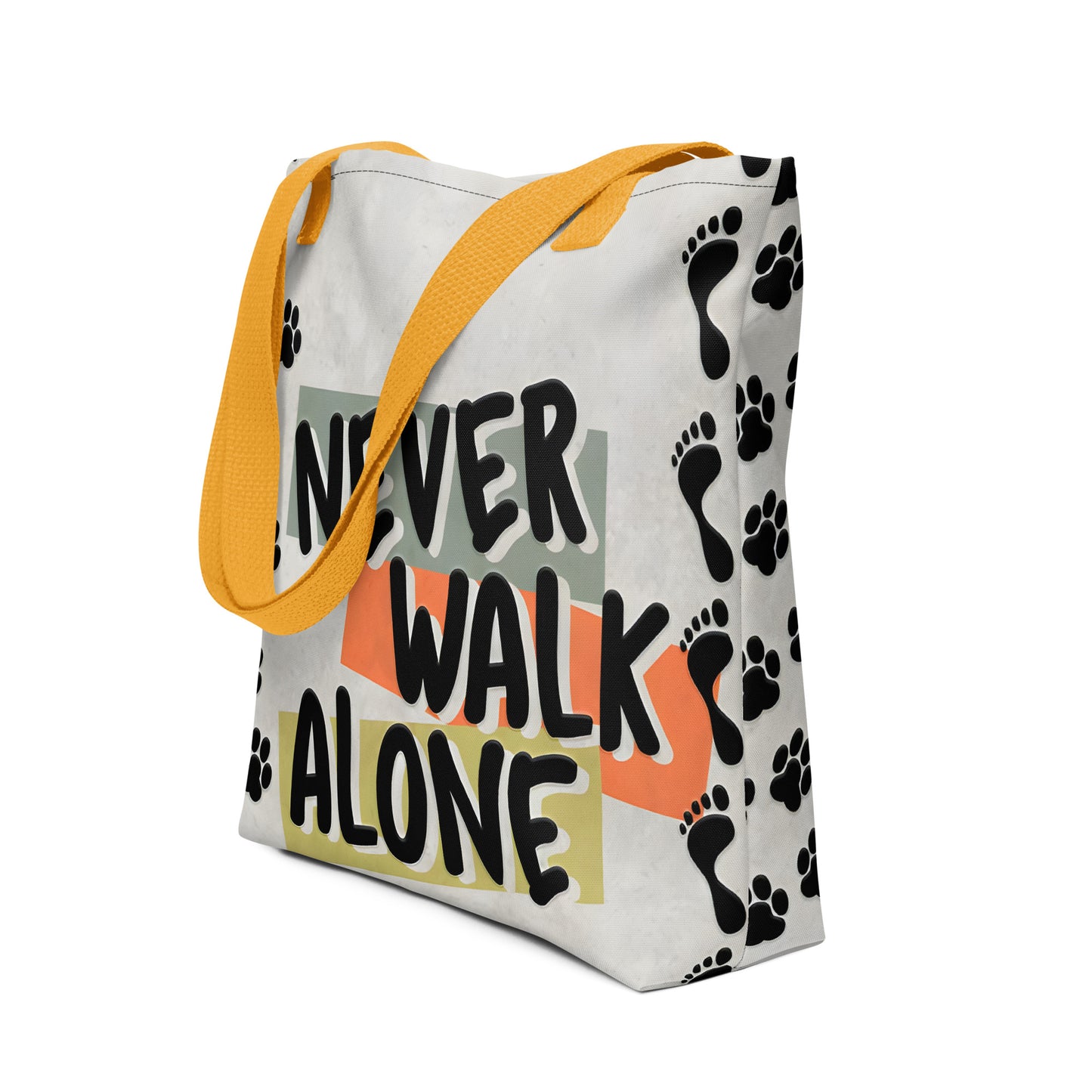 Never Walk Alone Tote Bag