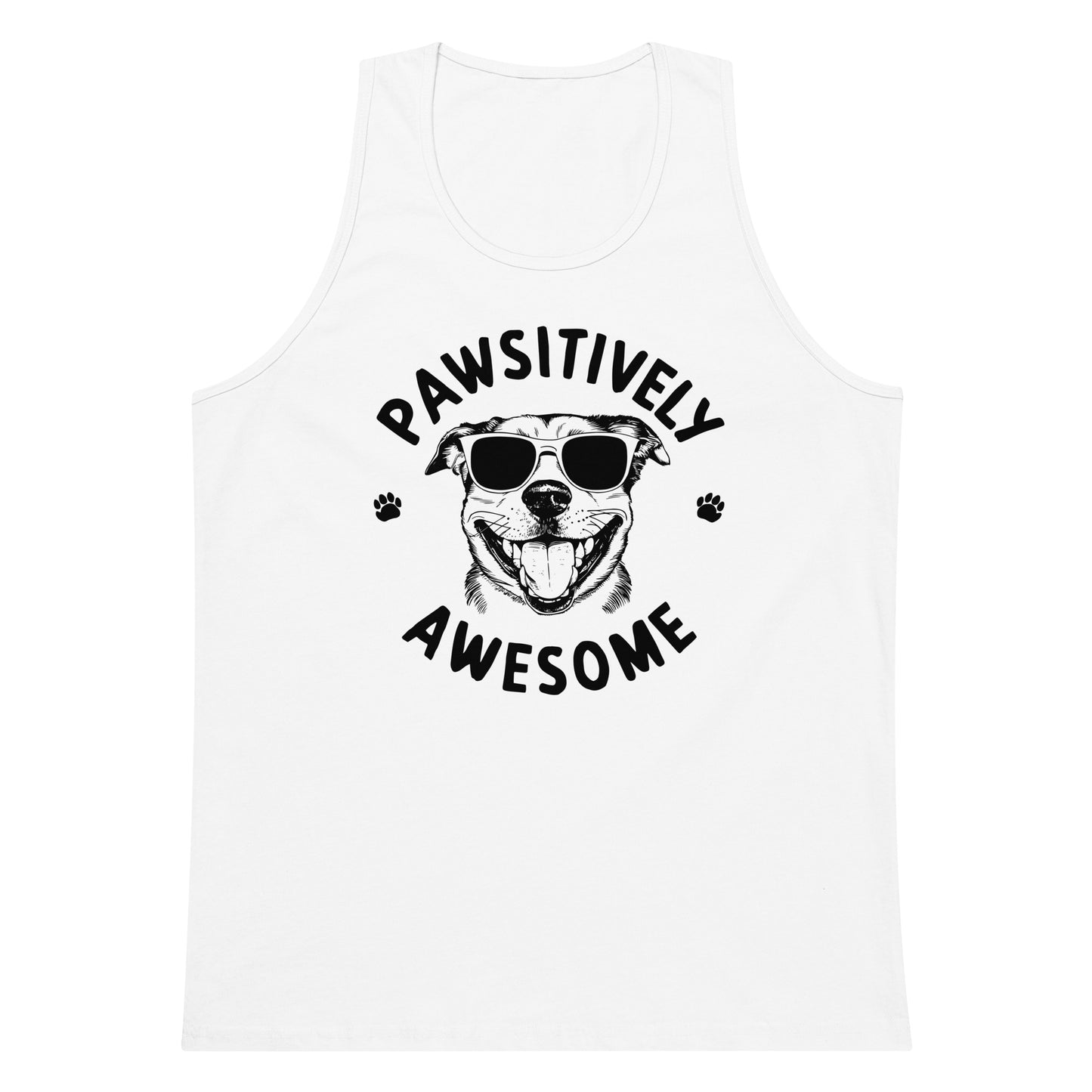 Pawsitively Awesome Men’s Premium Tank Top