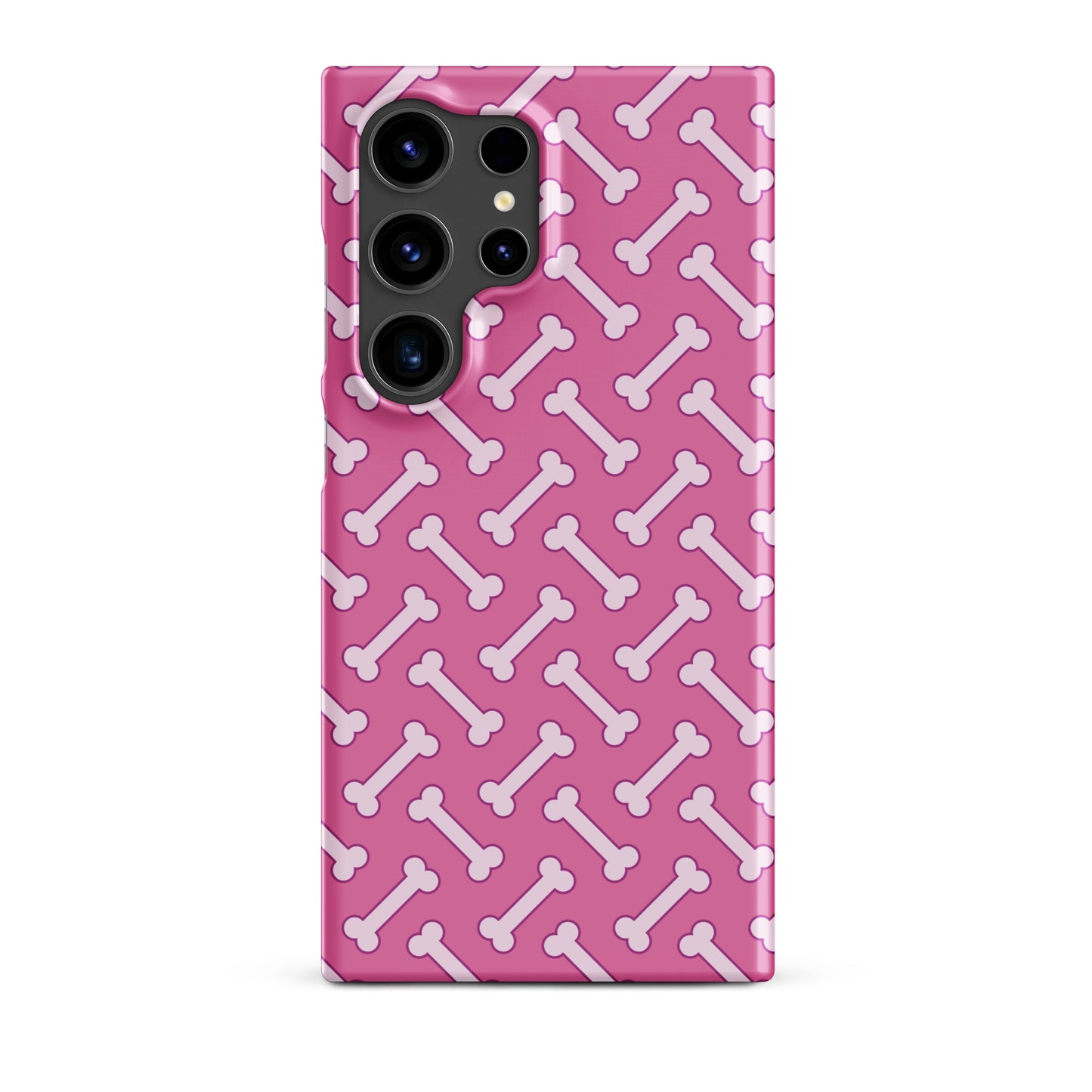 Pink Dog Bone Snap Case for Samsung®