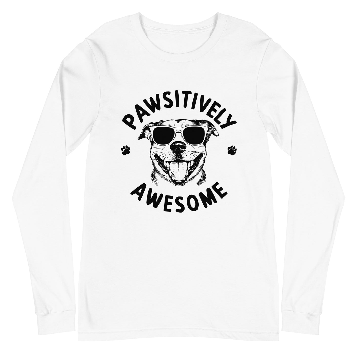 Pawsitively Awesome Men's Long Sleeve Tee