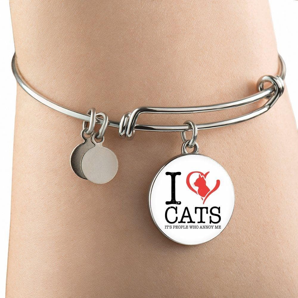 I Love Cats - Bangle.