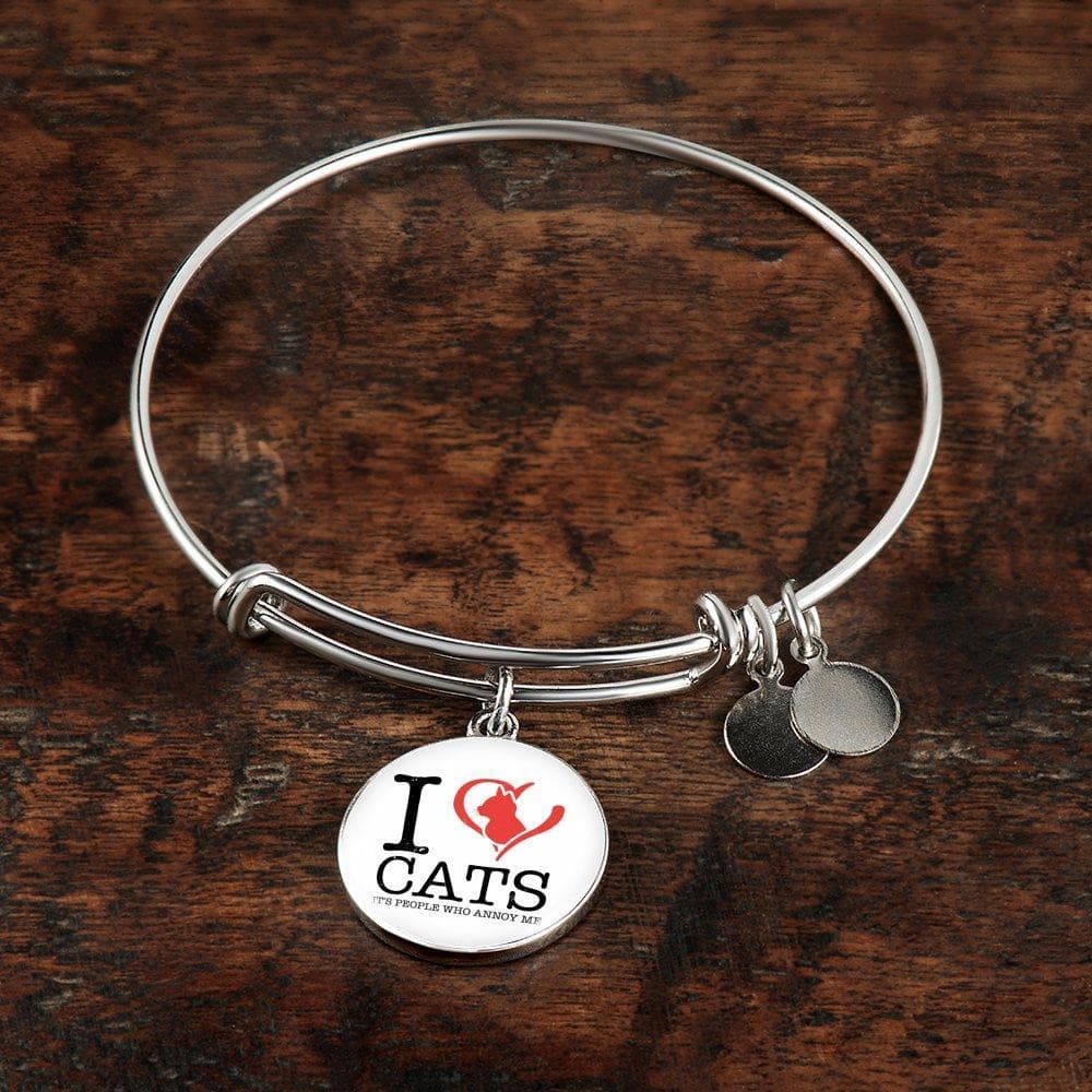 I Love Cats - Bangle.