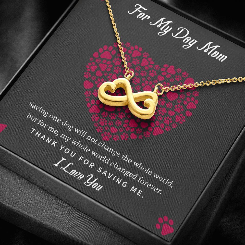 Thank You For Saving Me - Infinity Hearts Necklance.