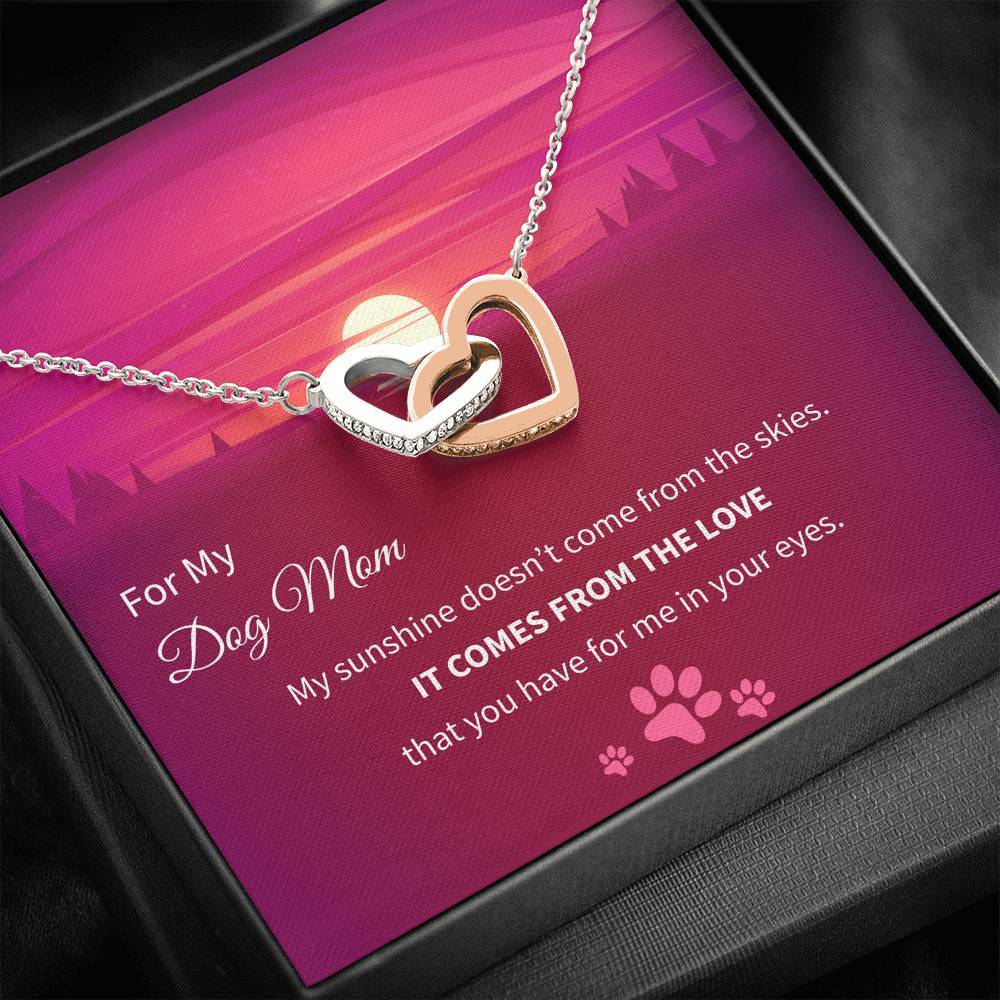 My Sunshine - Interlocking Hearts Necklace.