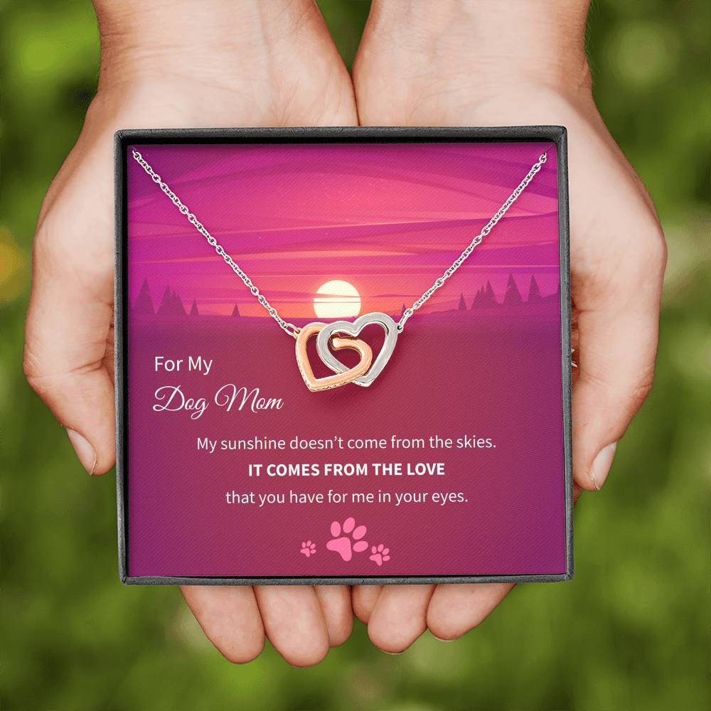 My Sunshine - Interlocking Hearts Necklace.