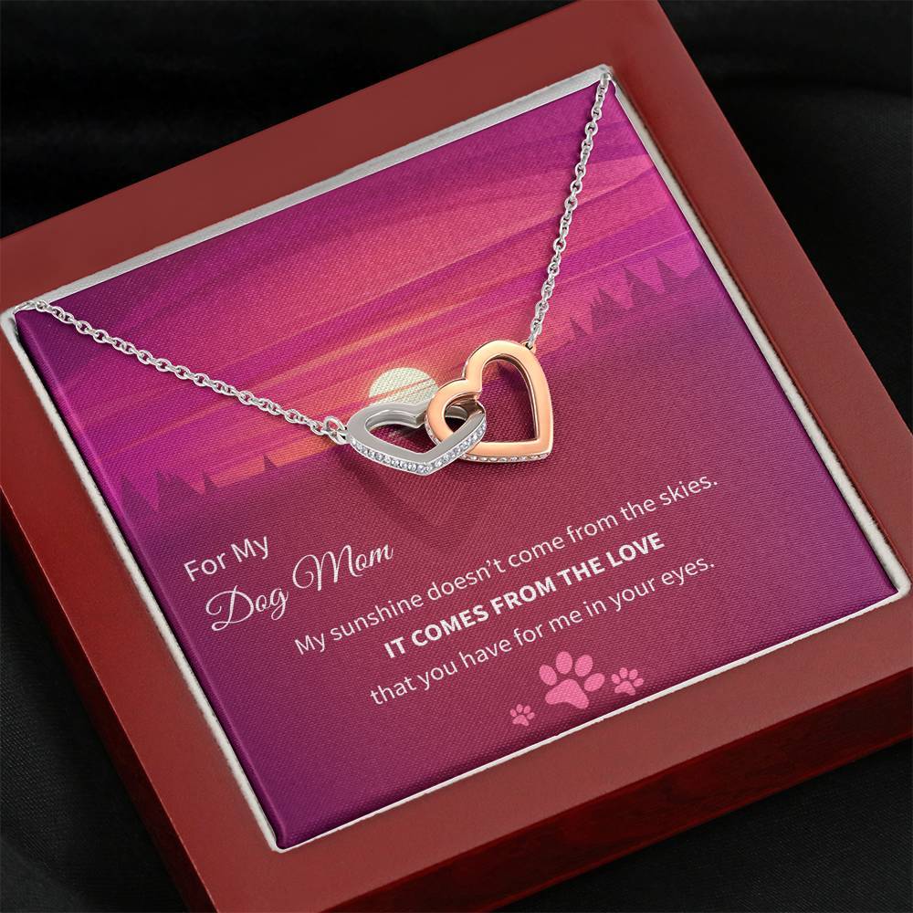 My Sunshine - Interlocking Hearts Necklace.