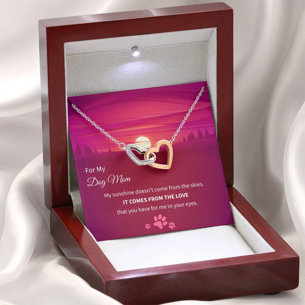 My Sunshine - Interlocking Hearts Necklace.