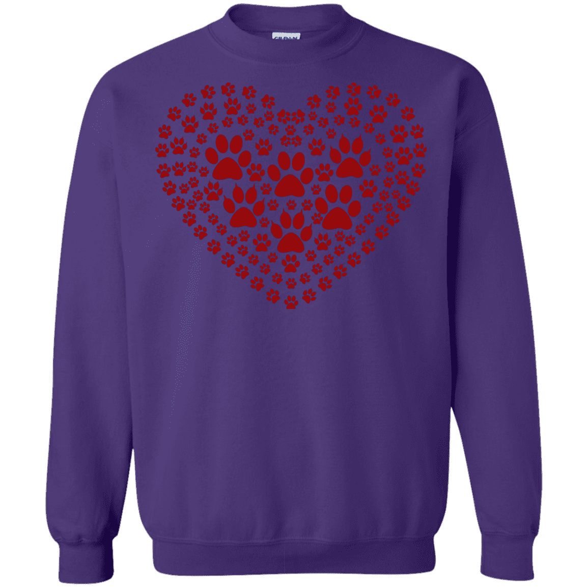 Pawprint Heart - Sweatshirt.