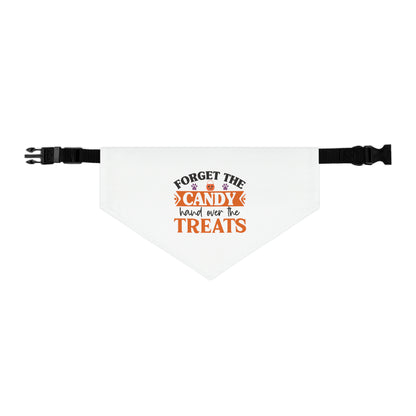 Forget the Candy Hand Over the Treats Halloween Dog Pet Bandana Collar