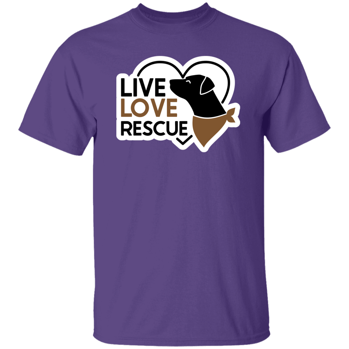 Live Love Rescue Dog T-Shirt