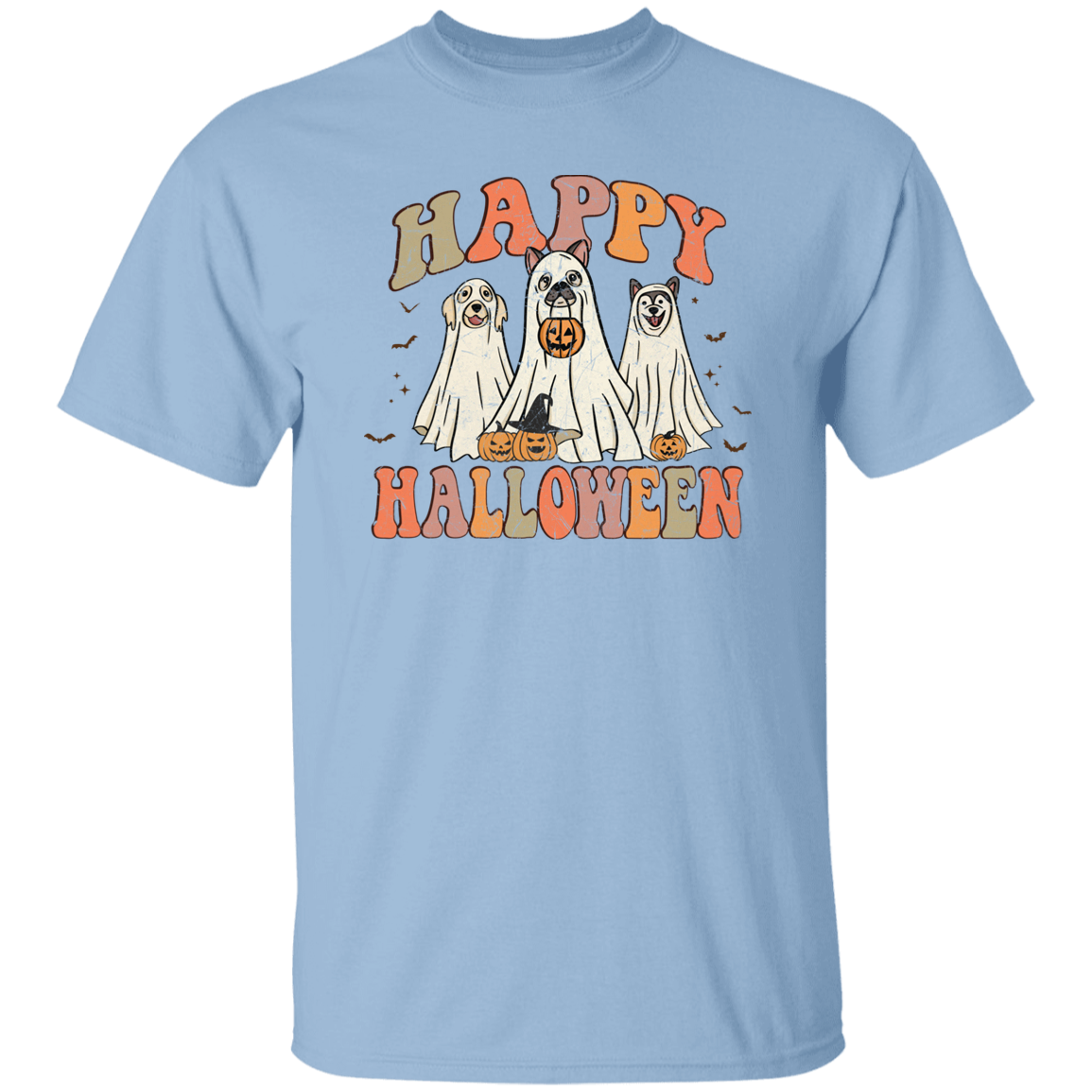 Happy Halloween Ghost Dogs T-Shirt