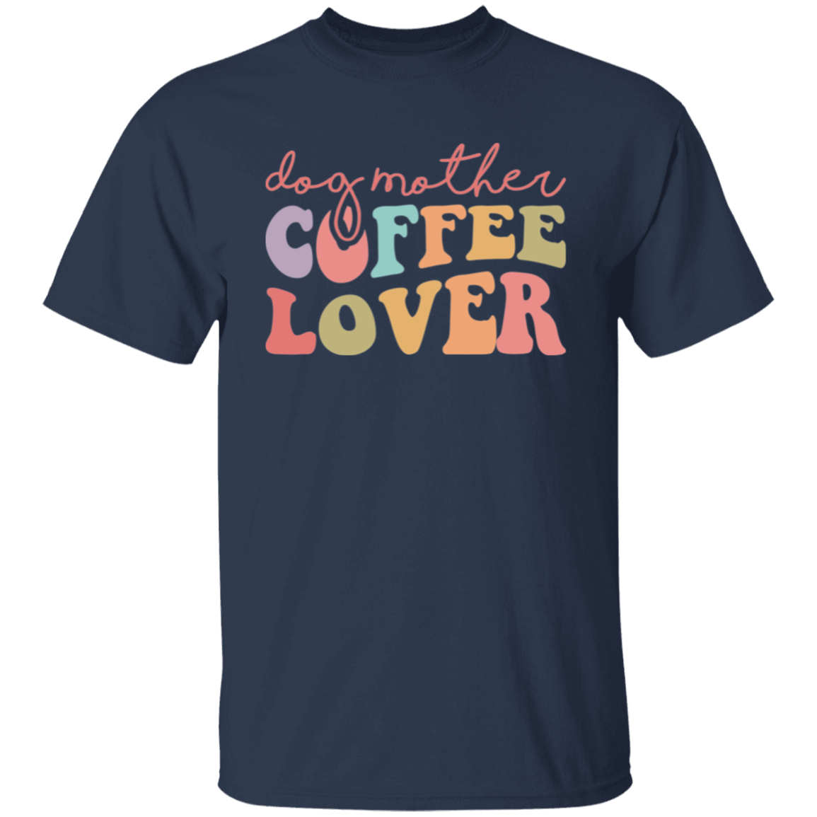 Dog Mother Coffee Lover Rescue T-Shirt