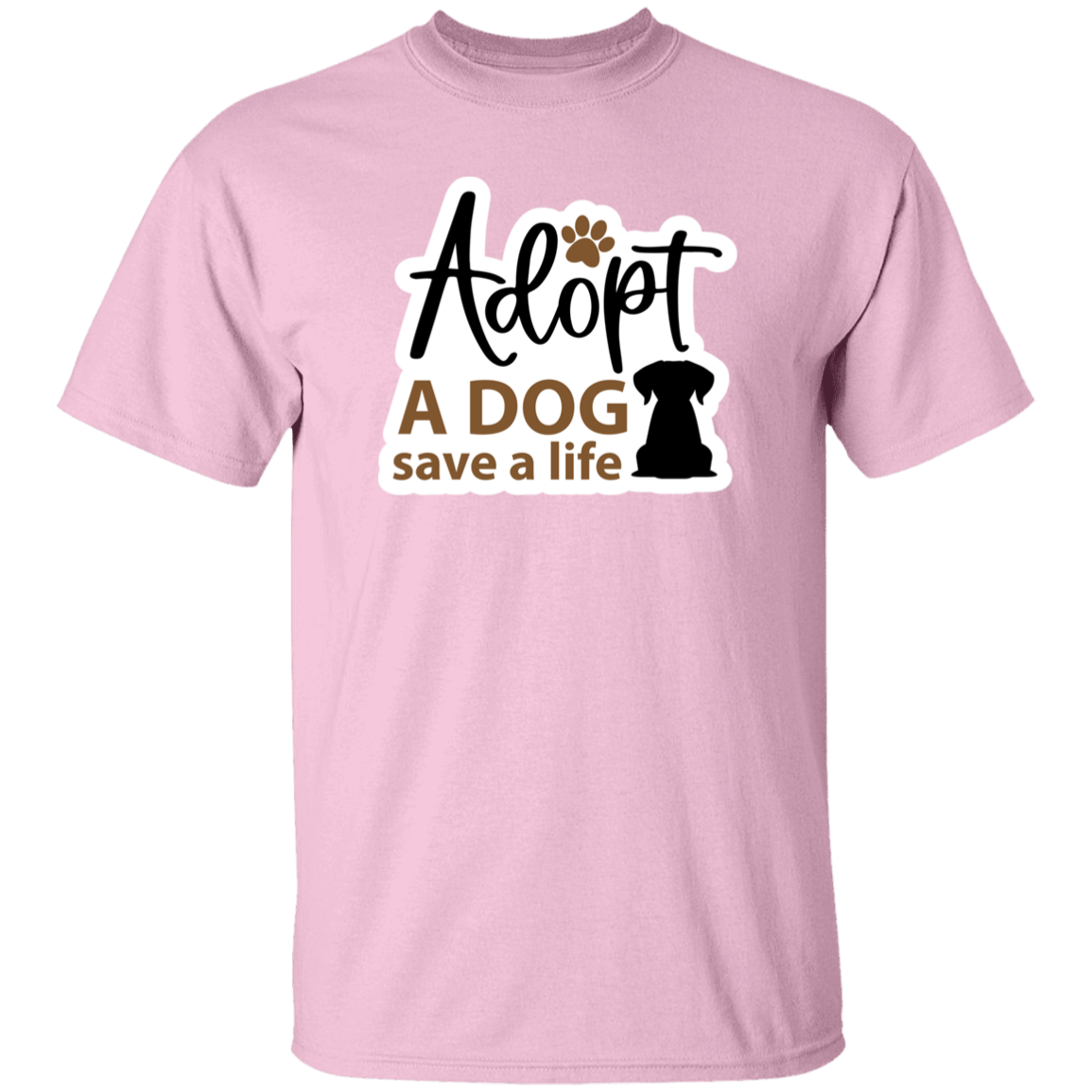 Adopt a Dog Save a Life Rescue T-Shirt