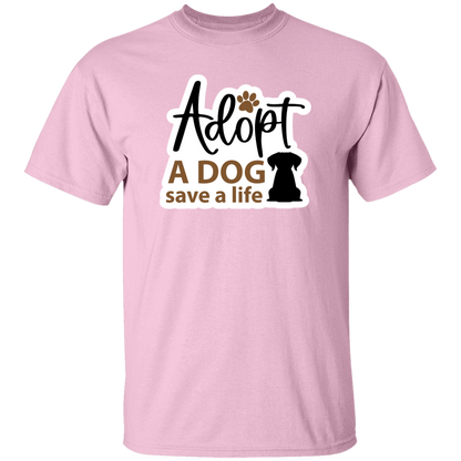Adopt a Dog Save a Life Rescue T-Shirt