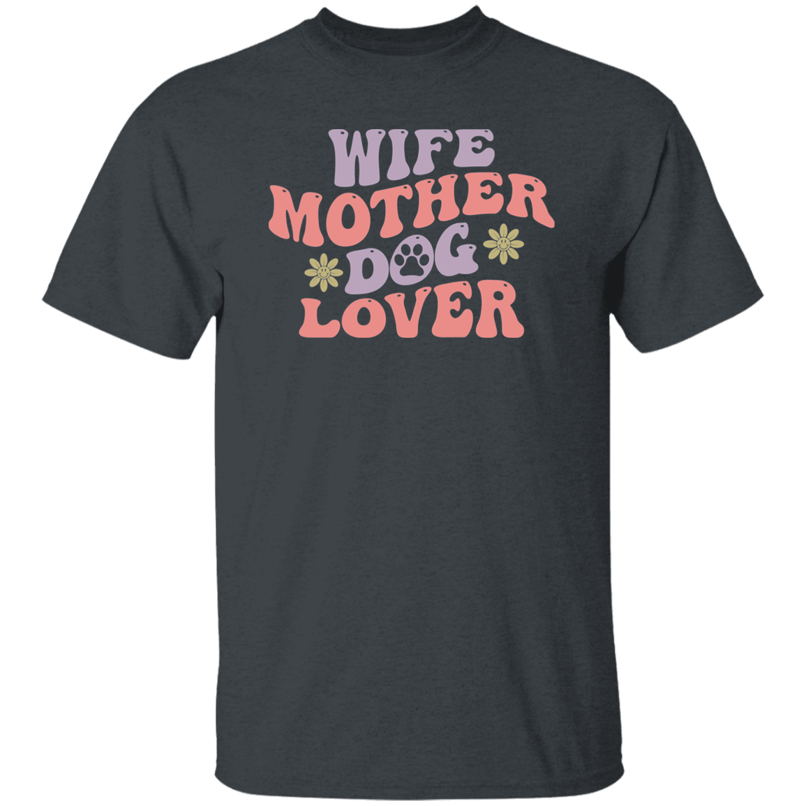 Wife Mother Dog Lover Rescue Mom T-Shirt