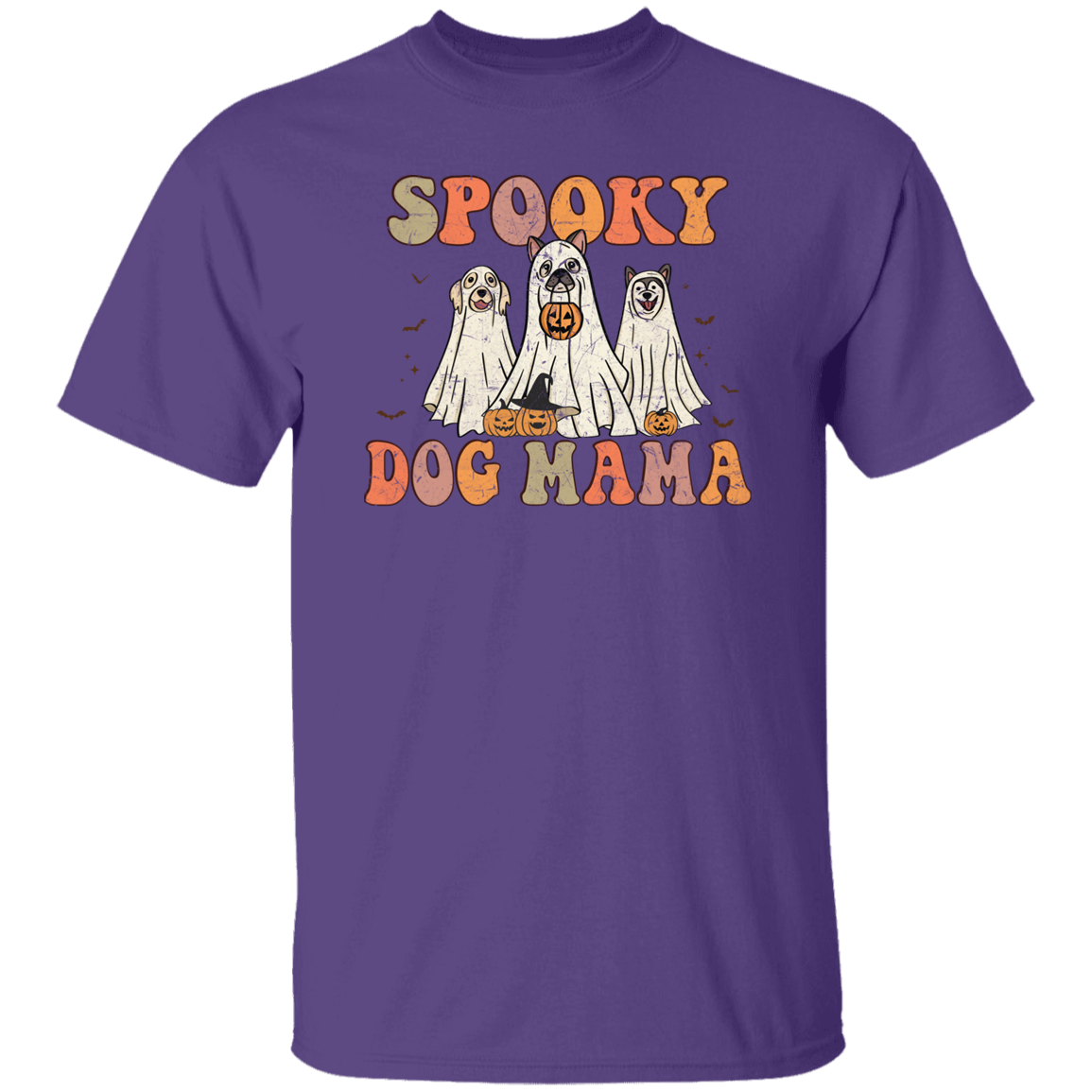 Spooky Dog Mama Halloween T-Shirt