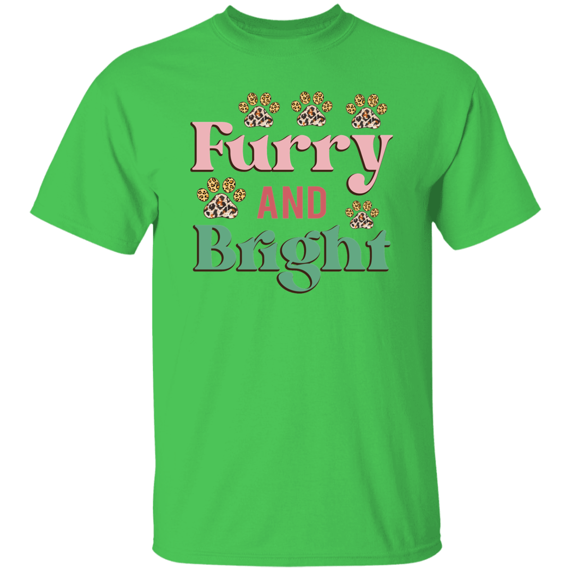 Furry & Bright Dog Christmas T-Shirt