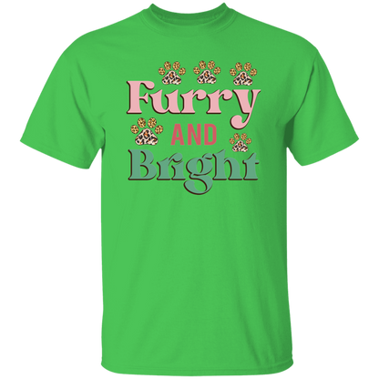 Furry & Bright Dog Christmas T-Shirt