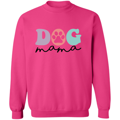 Dog Mama Crewneck Pullover Sweatshirt