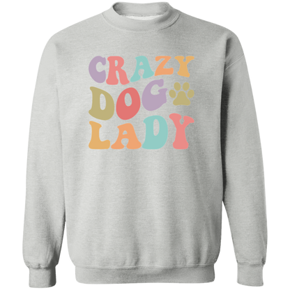Crazy Dog Lady Rescue Crewneck Pullover Sweatshirt