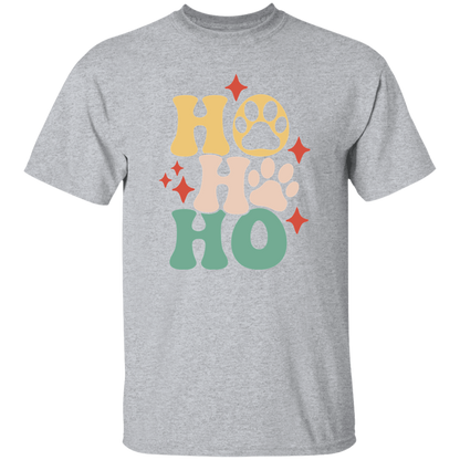 Ho Ho Ho Paws Christmas Dog T-Shirt