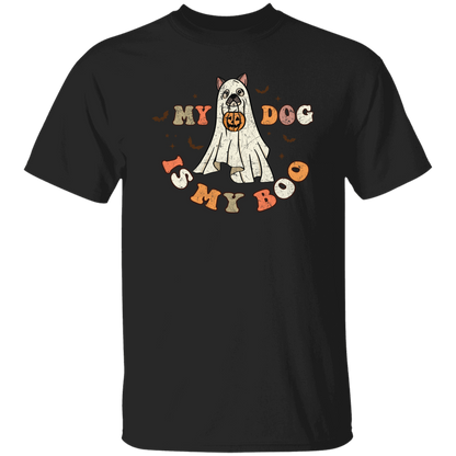 My Dog is My Boo Halloween Retro T-Shirt