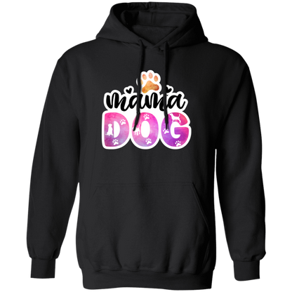 Mama Dog Paw Watercolor Pullover Hoodie Hooded Sweatshirt