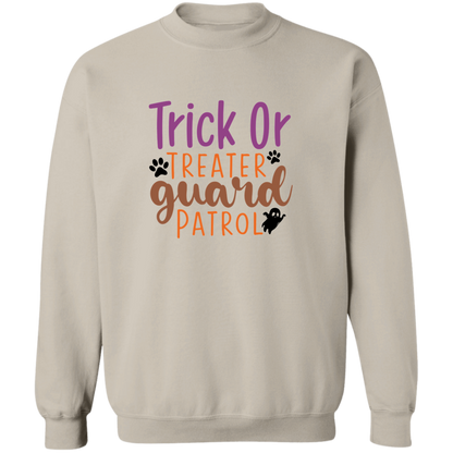 Trick or Treater Guard Patrol Crewneck Pullover Sweatshirt