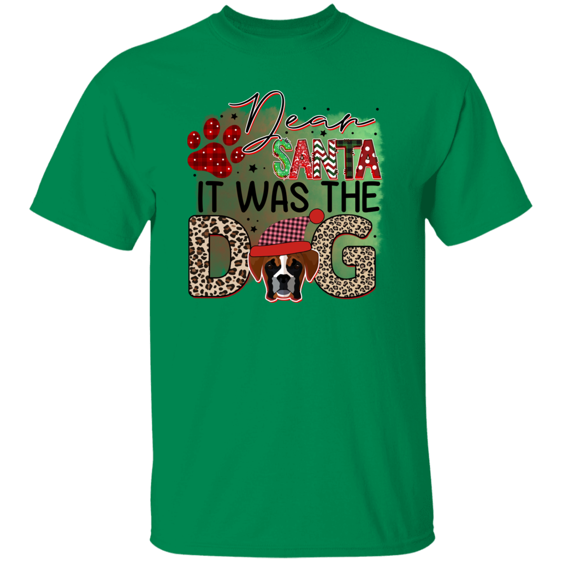Dear Santa It Was the Dog Christmas T-Shirt