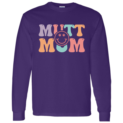 Mutt Mom Dog Rescue Long Sleeve T-Shirt