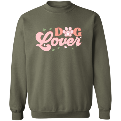 Dog Lover Retro Crewneck Pullover Sweatshirt