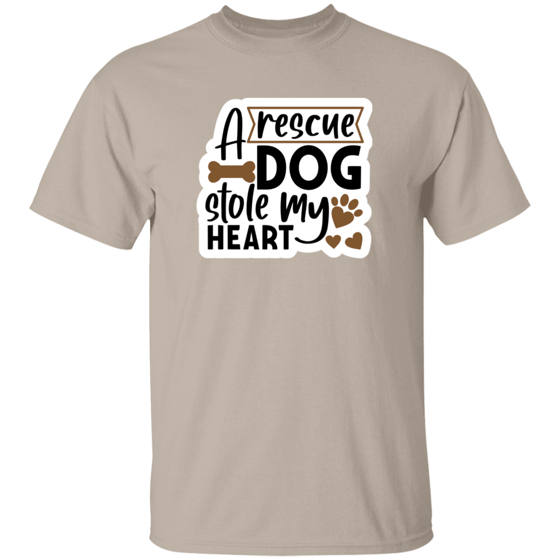A Rescue Dog Stole My Heart Rescue T-Shirt