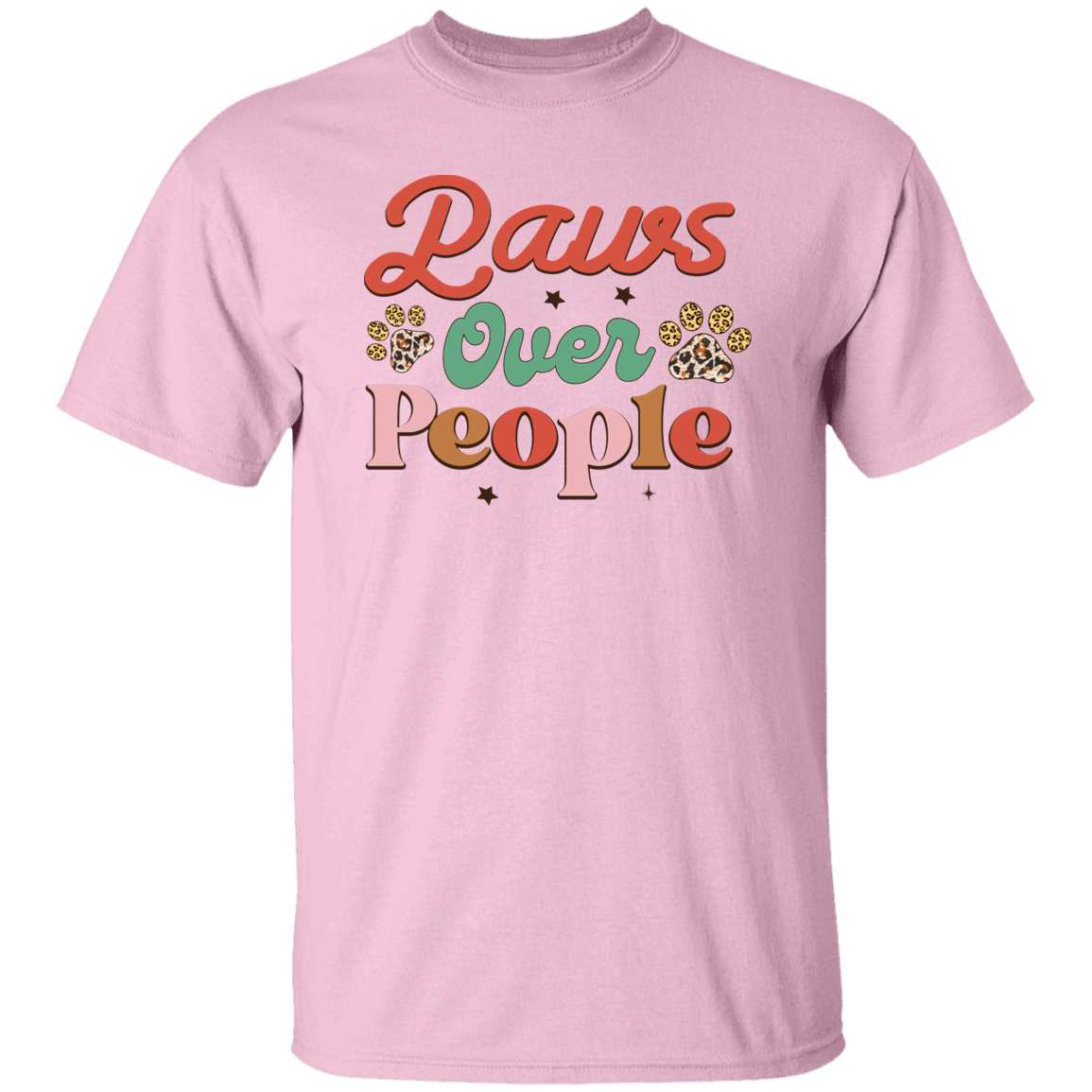 Paws Over People Christmas Dog T-Shirt