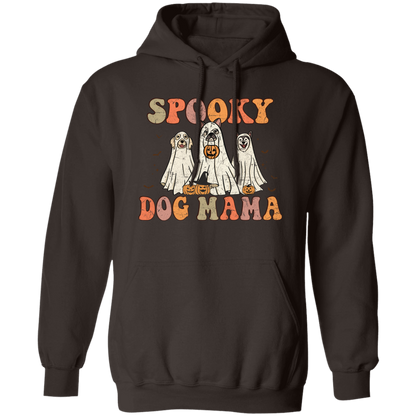 Spooky Dog Mama Halloween Pullover Hoodie