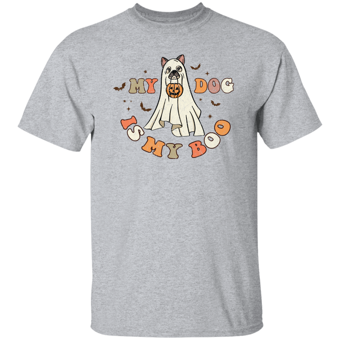 My Dog is My Boo Halloween Retro T-Shirt