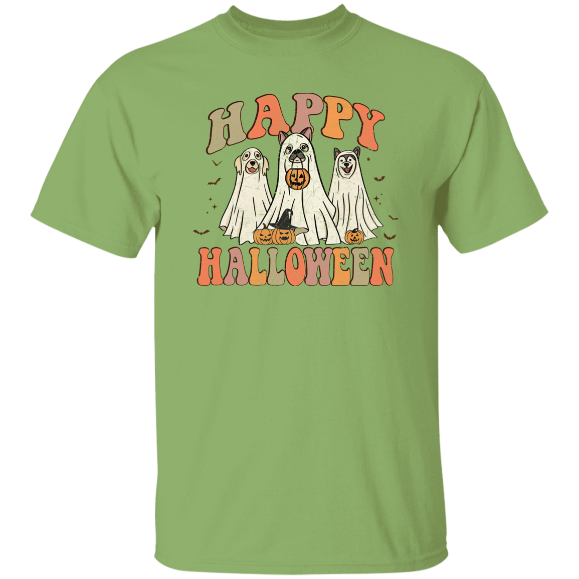 Happy Halloween Ghost Dogs T-Shirt