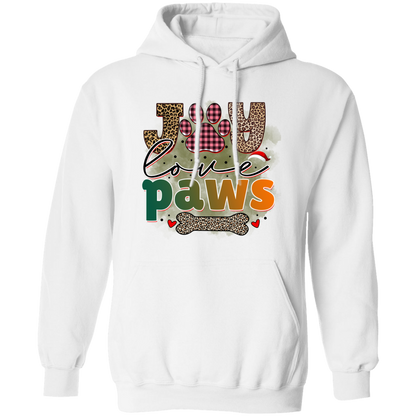 Joy Love Paws Dog Christmas Pullover Hoodie Hooded Sweatshirt