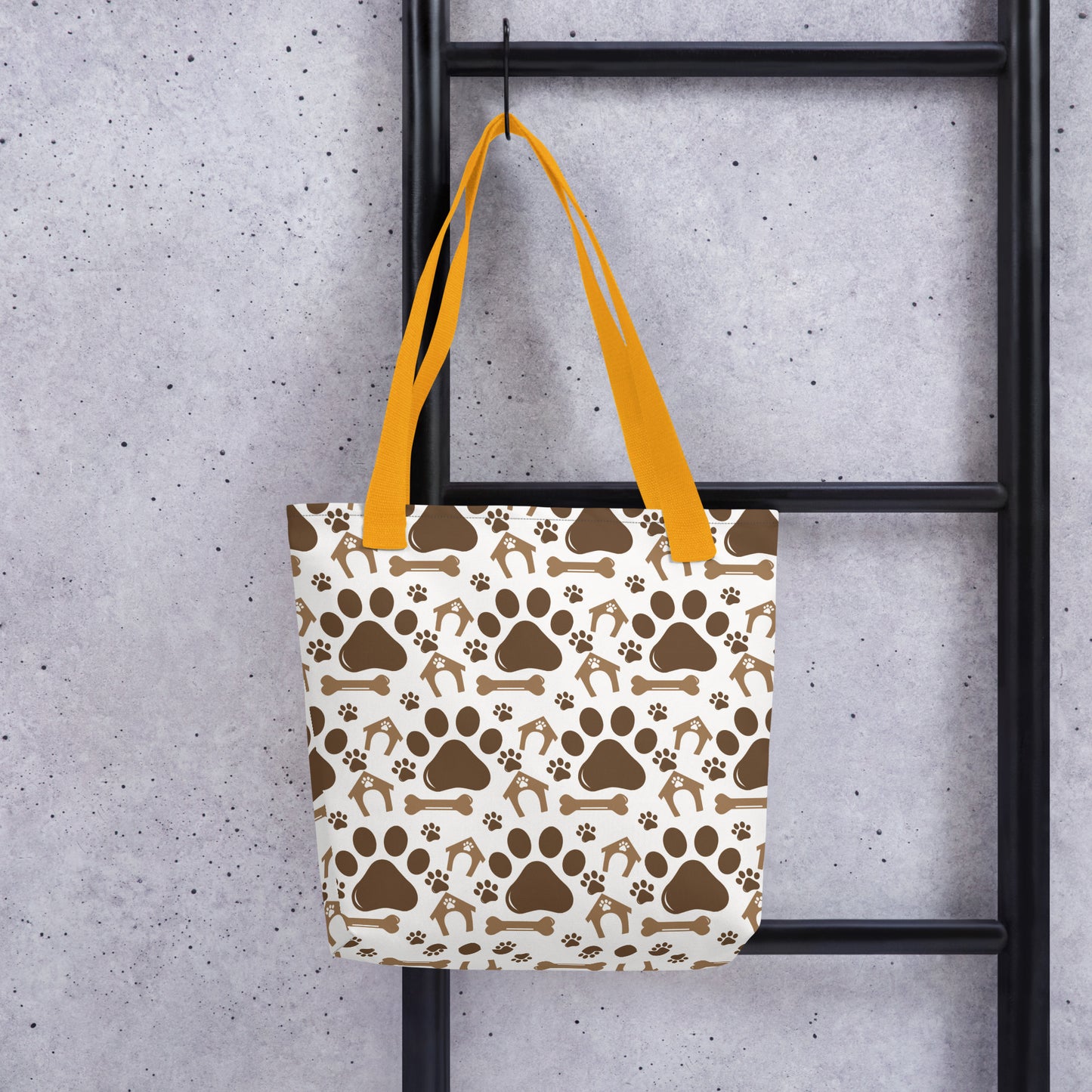 Doggy Print Tote Bag