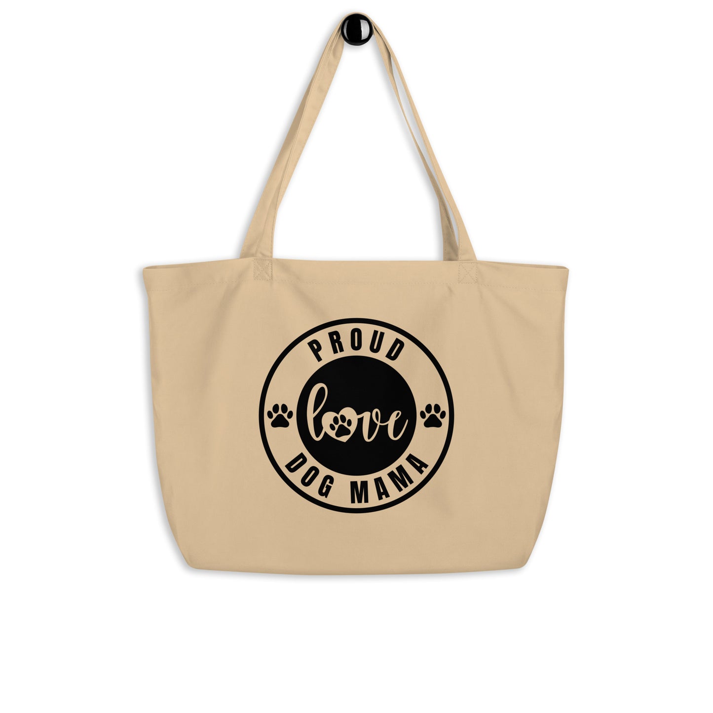 Proud Dog Mama Large Eco Tote Bag