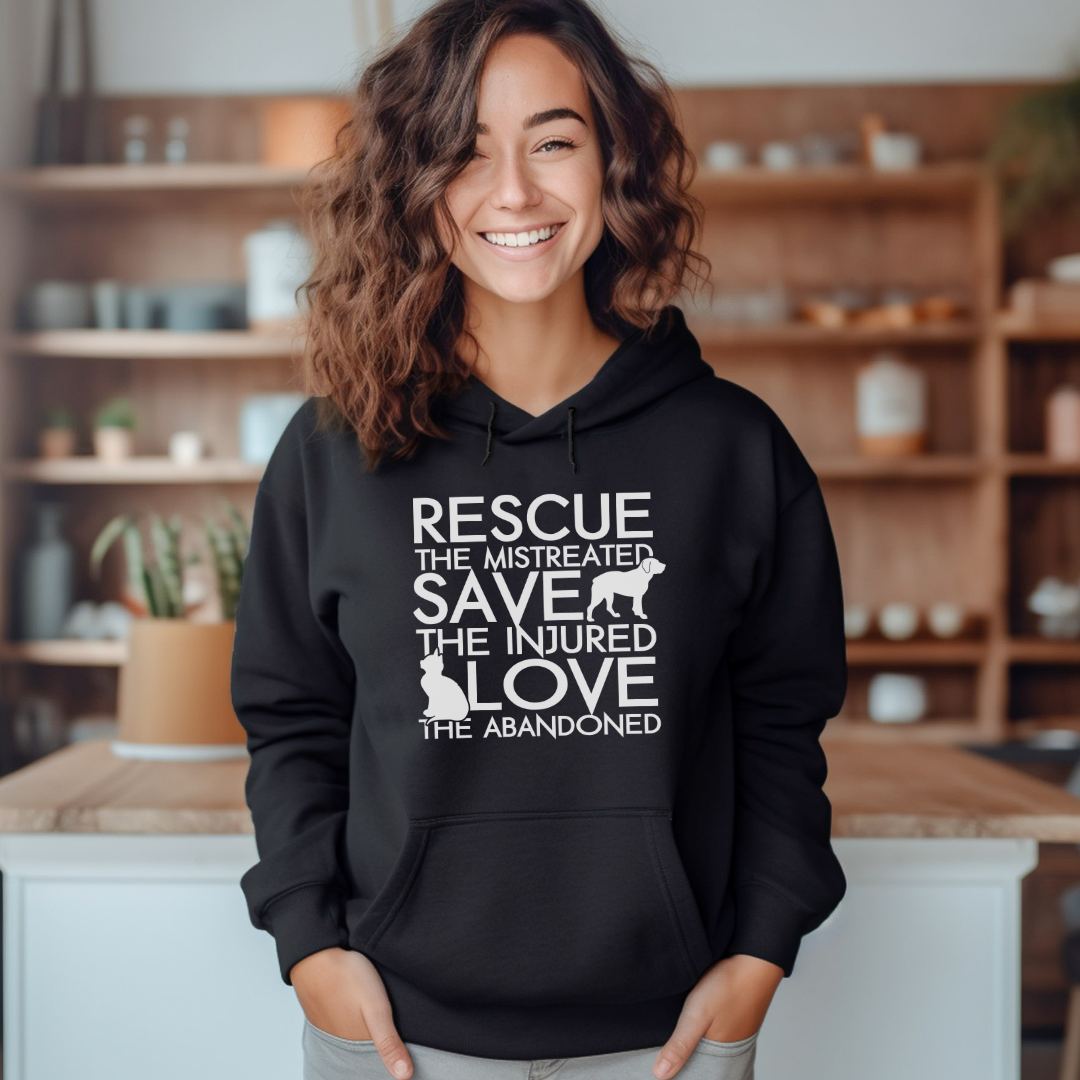 Rescue Save Love -  Hoodie