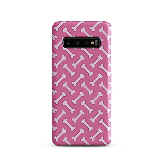 Pink Dog Bone Snap Case for Samsung®