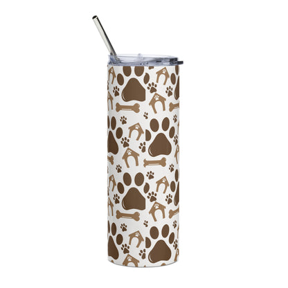 Doggy Print Stainless Steel Tumbler