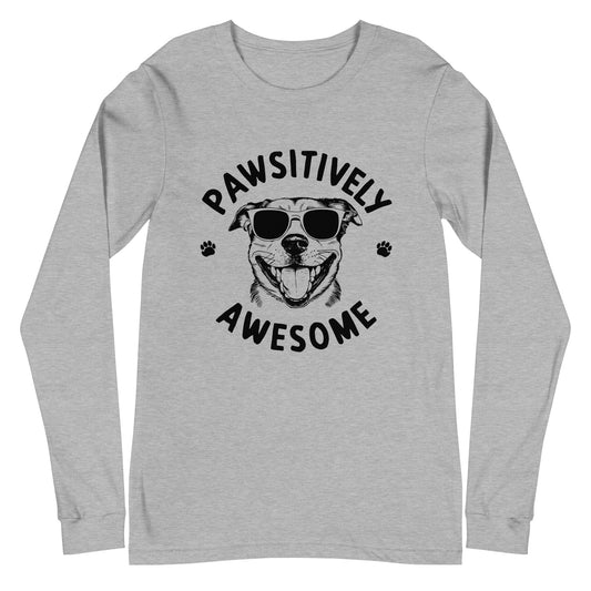 Pawsitively Awesome Men's Long Sleeve Tee