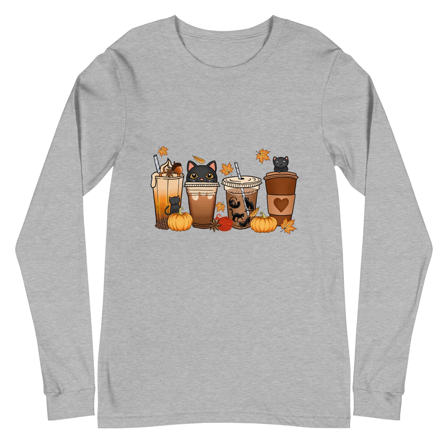 Kitty Coffee Woman's Long Sleeve Tee