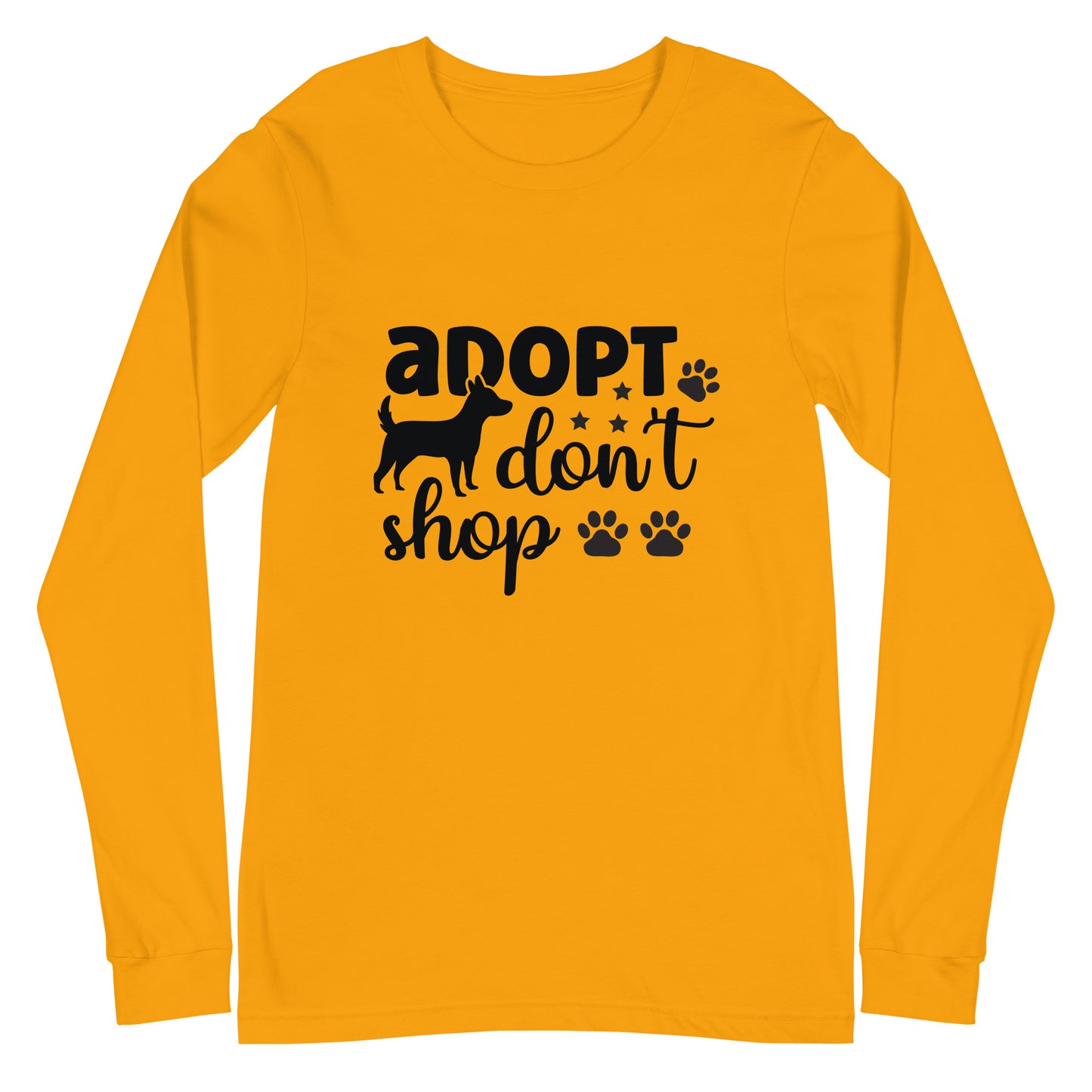 Adopt Don't Shop Woman's Long Sleeve Tee