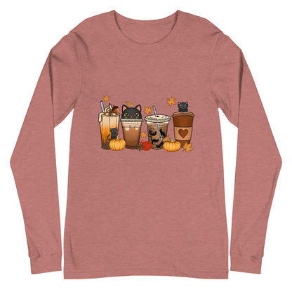 Kitty Coffee Woman's Long Sleeve Tee