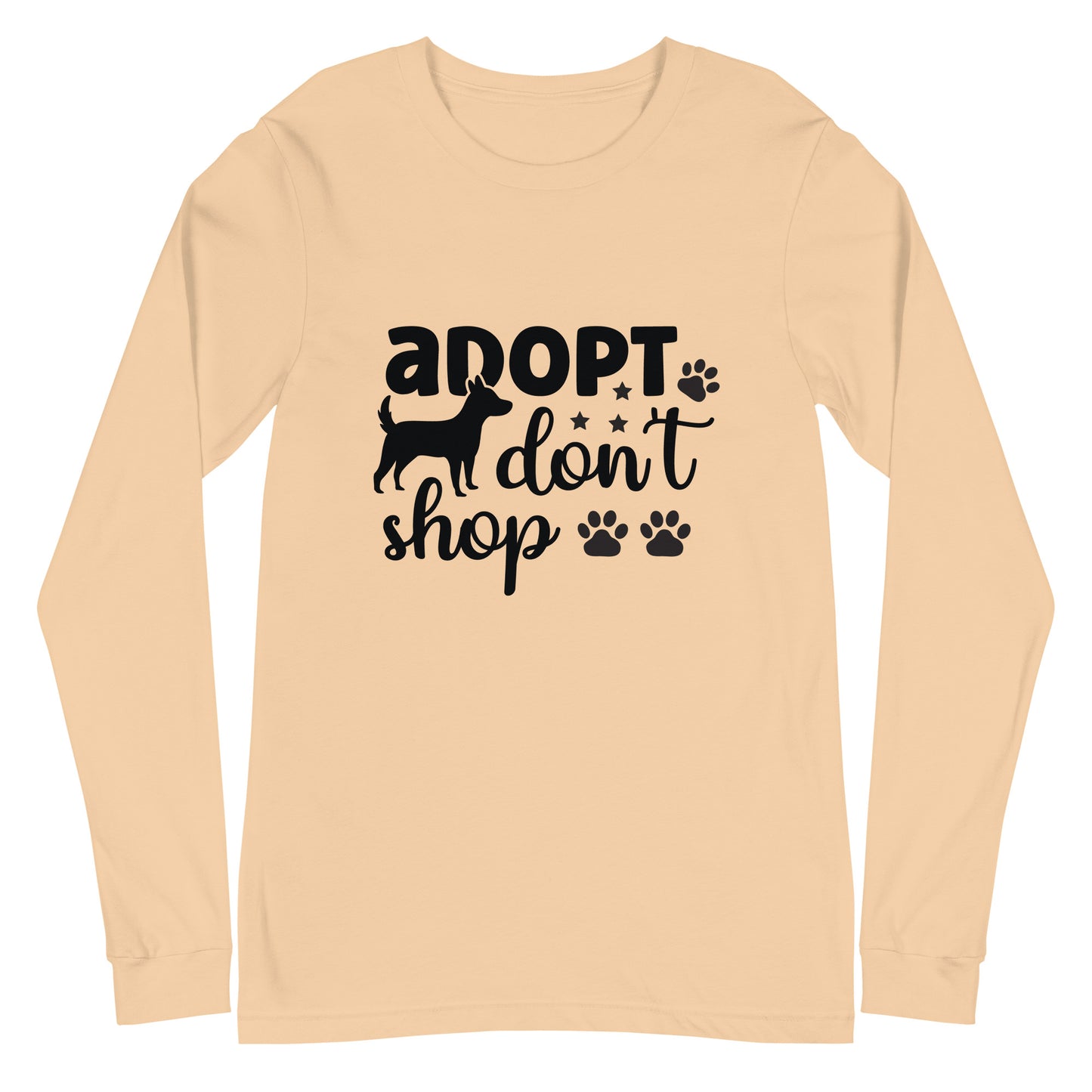 Adopt Don't Shop Woman's Long Sleeve Tee