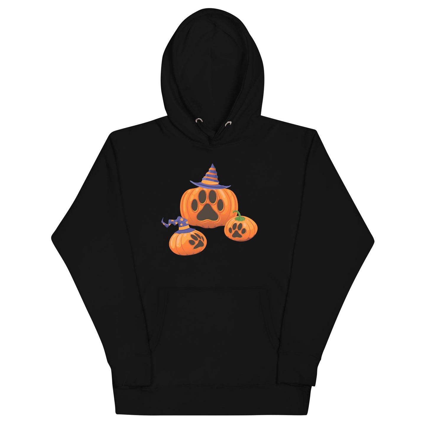 Paw Print Pumpkin Woman's Hoodie