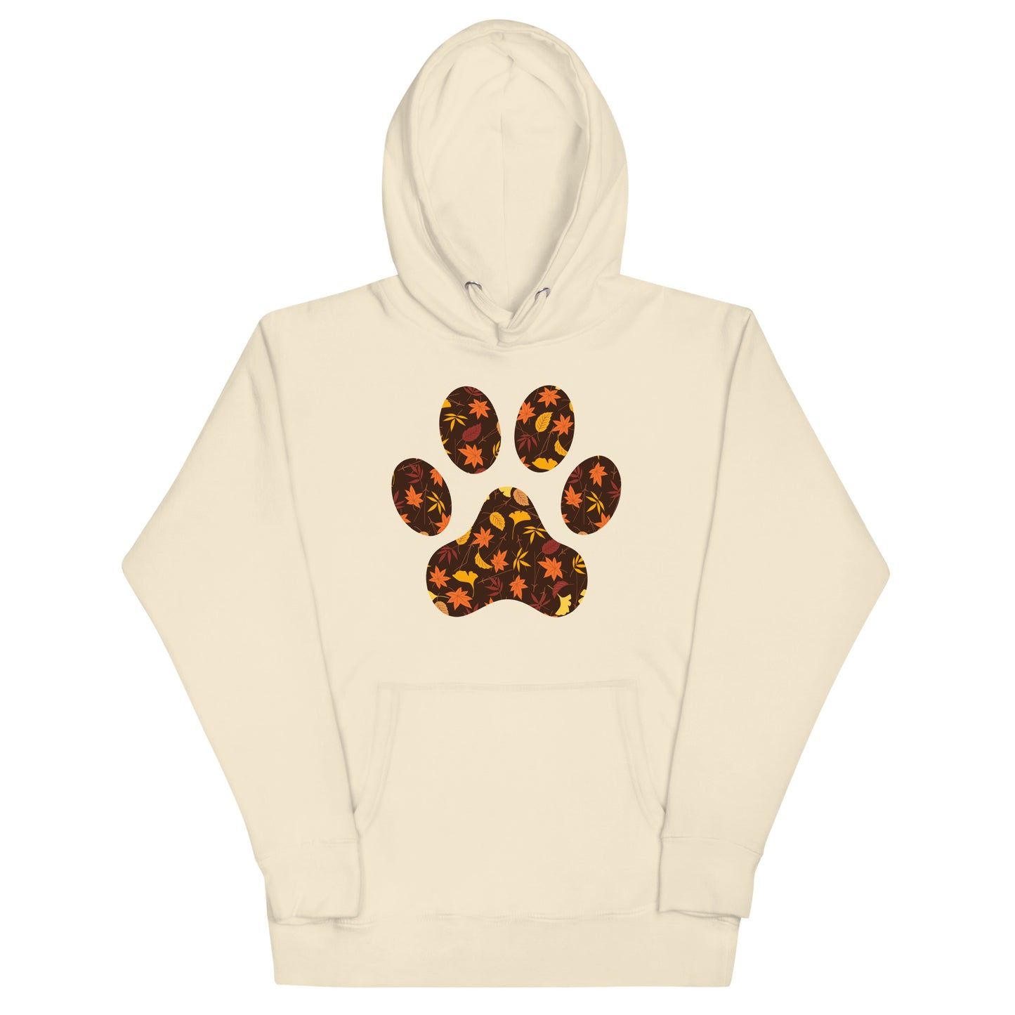 Fall Paw Print Woman's Hoodie