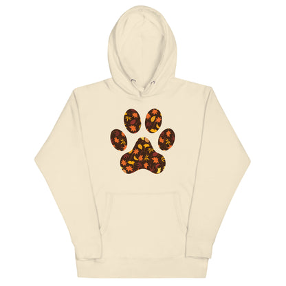 Fall Paw Print Woman's Hoodie